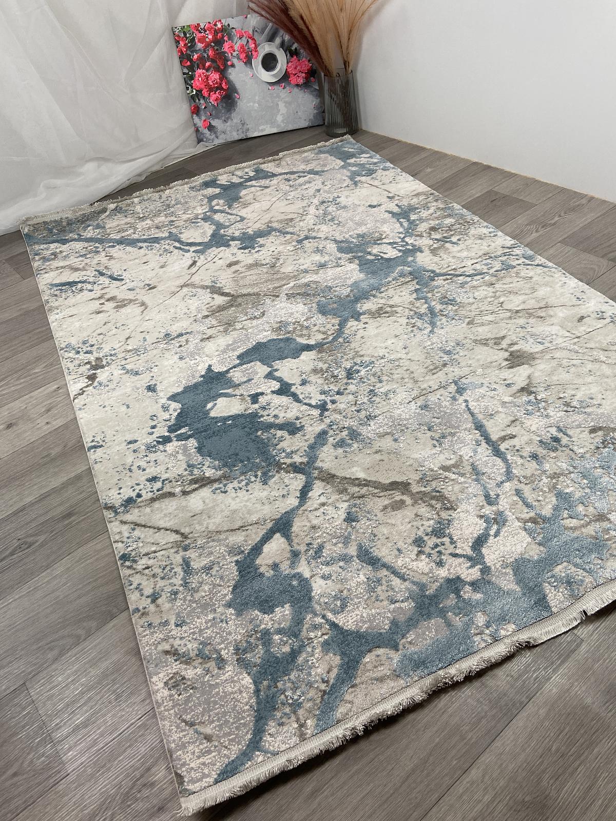 Сучасний килим Velura Art BLUE COKEN_A_GRI 2070