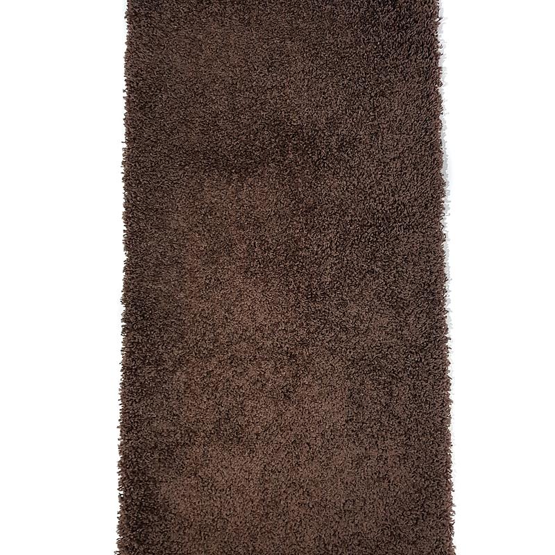 Пухнастий килим Plumis Lux DARK BROWN 6365A