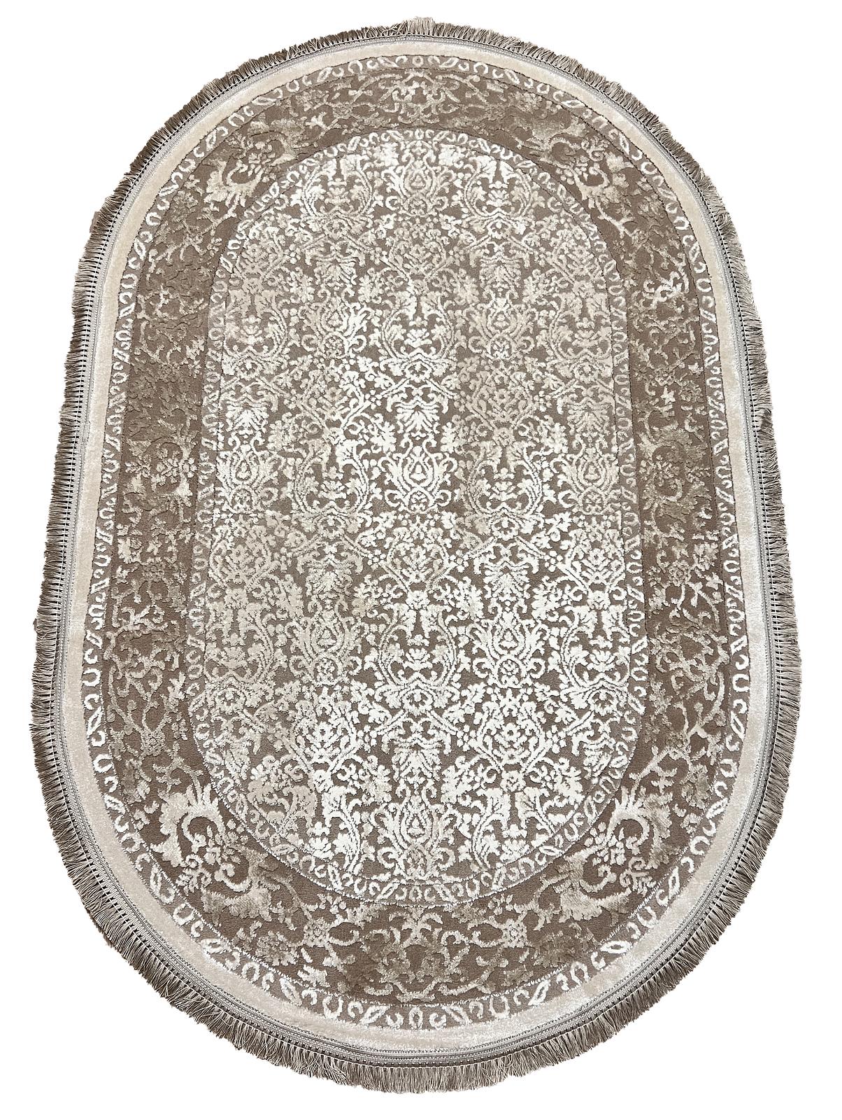 Килим з комбінованим ворсом и термоусадкой Glacia BEIGE 03977A