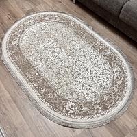 Килим з комбінованим ворсом и термоусадкой Glacia BEIGE 03977A