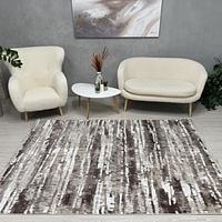 Килим з невисоким ворсом Vortex Бежевий з коричневим 2701B A.KAHVE / KREM