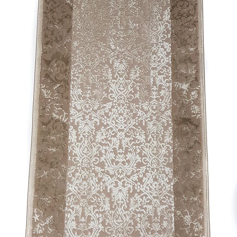 Килим з комбінованим ворсом и термоусадкой Glacia beige 03977A