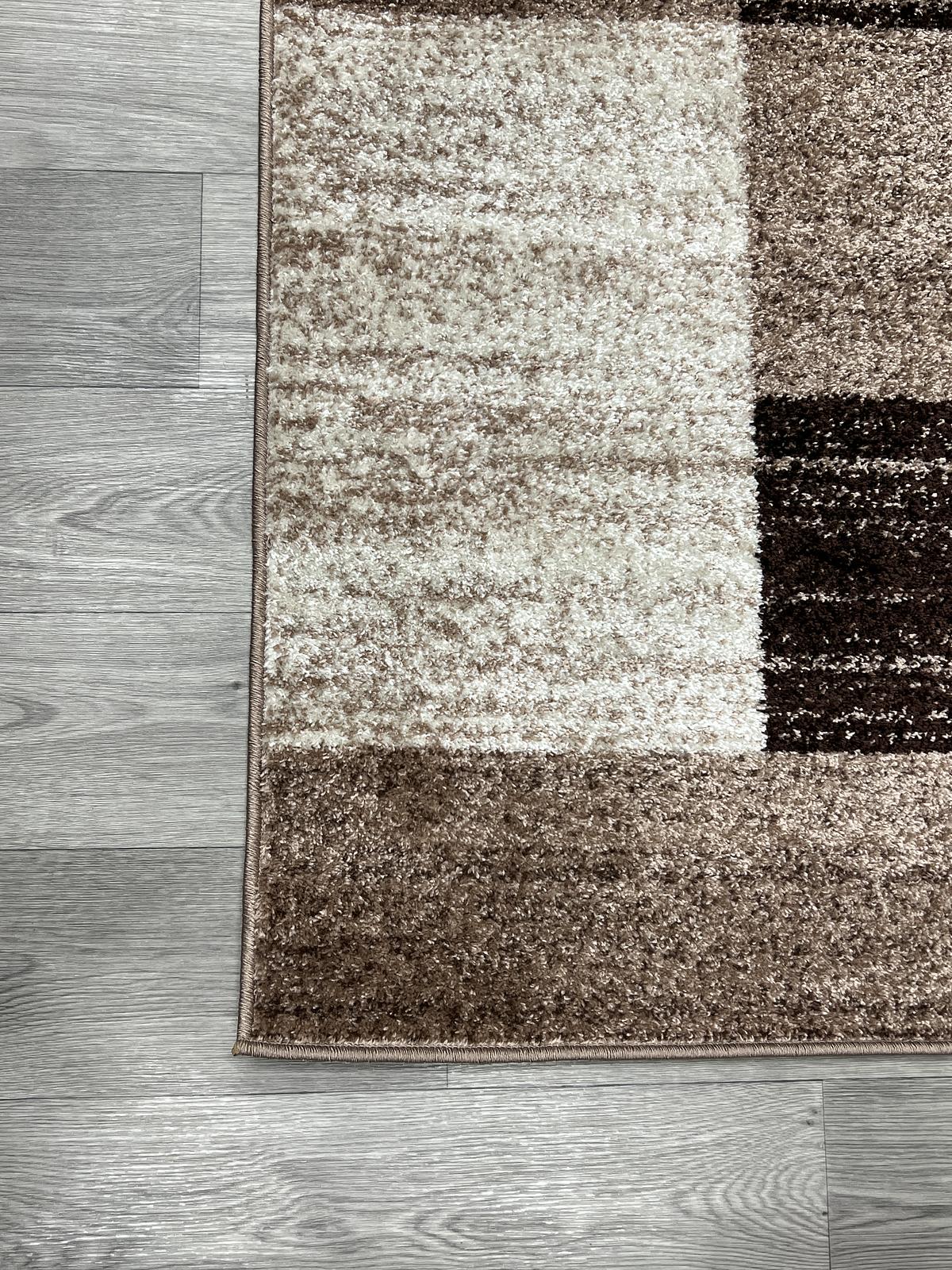 Килим фризе з невисоким ворсом Macio Beige 08551A
