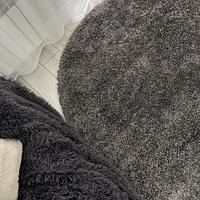 Пухнастий килим Plumis Lux Gray 6365A