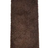 Пухнастий килим Plumis Lux DARK BROWN 6365A