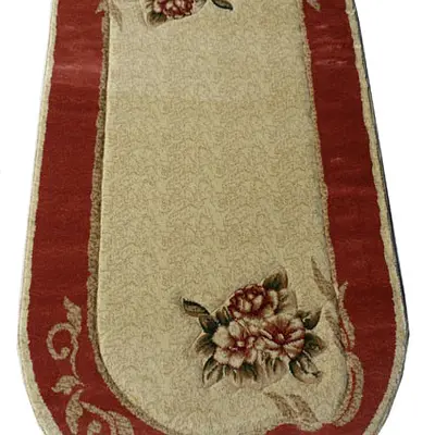 Килим високощільний з художественной стрижкой Elara cream 7534C