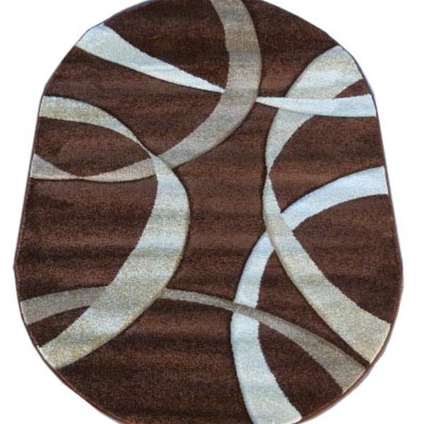 Килим з художньою стрижкою Curlex Brown 2632A
