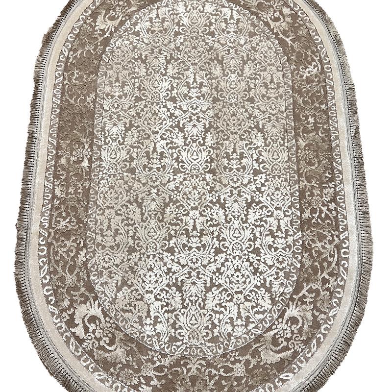 Килим з комбінованим ворсом и термоусадкой Glacia BEIGE 03977A