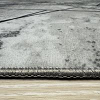 Килим з прогумованою основою Wovea Сірий 10384-6 gray