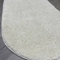 Пухнастий килим Plumeria кремовий 12500/10