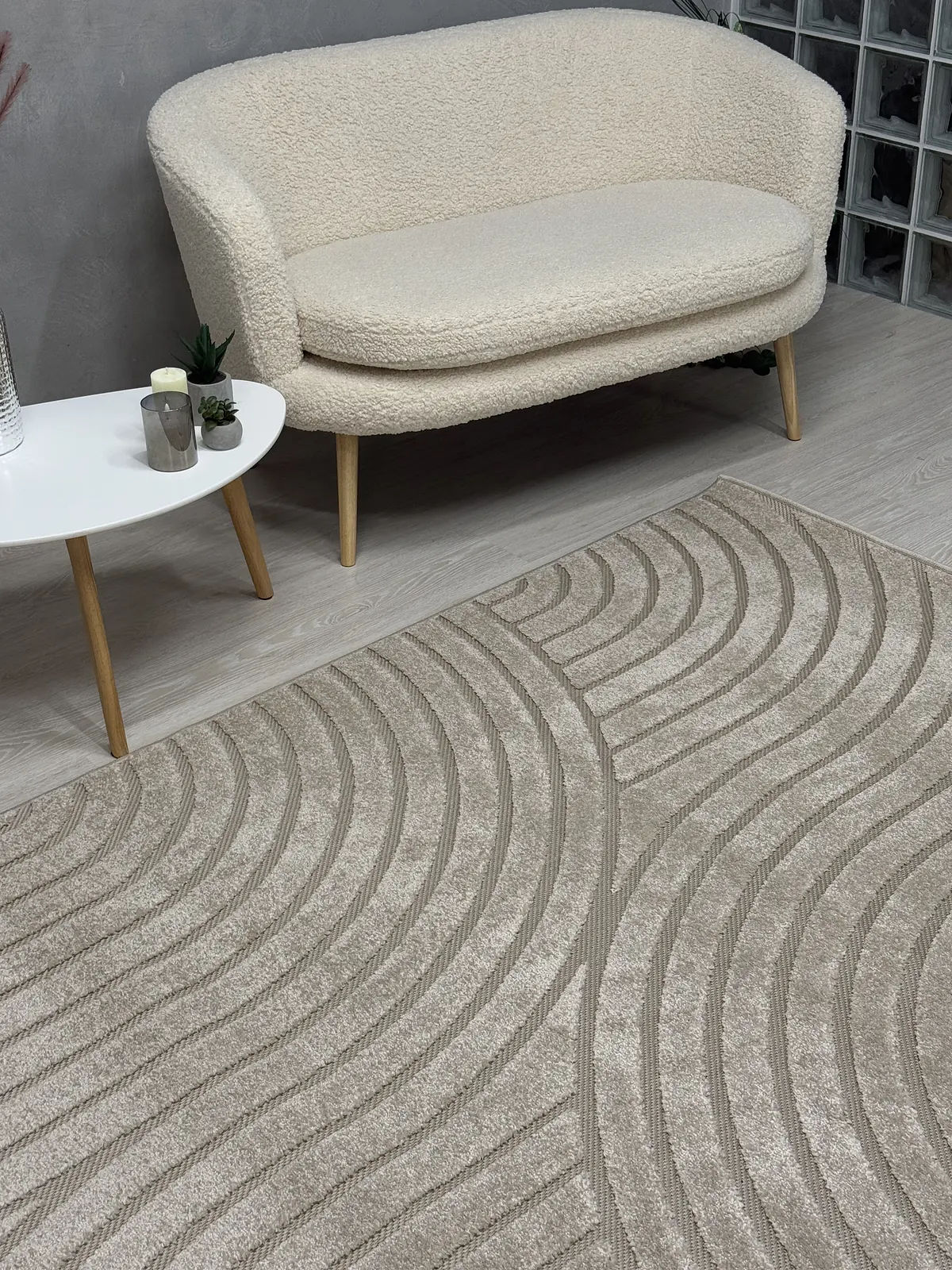 Килим у скандинавському стиле Filira Nord Бежевий 38025/202 BEIGE