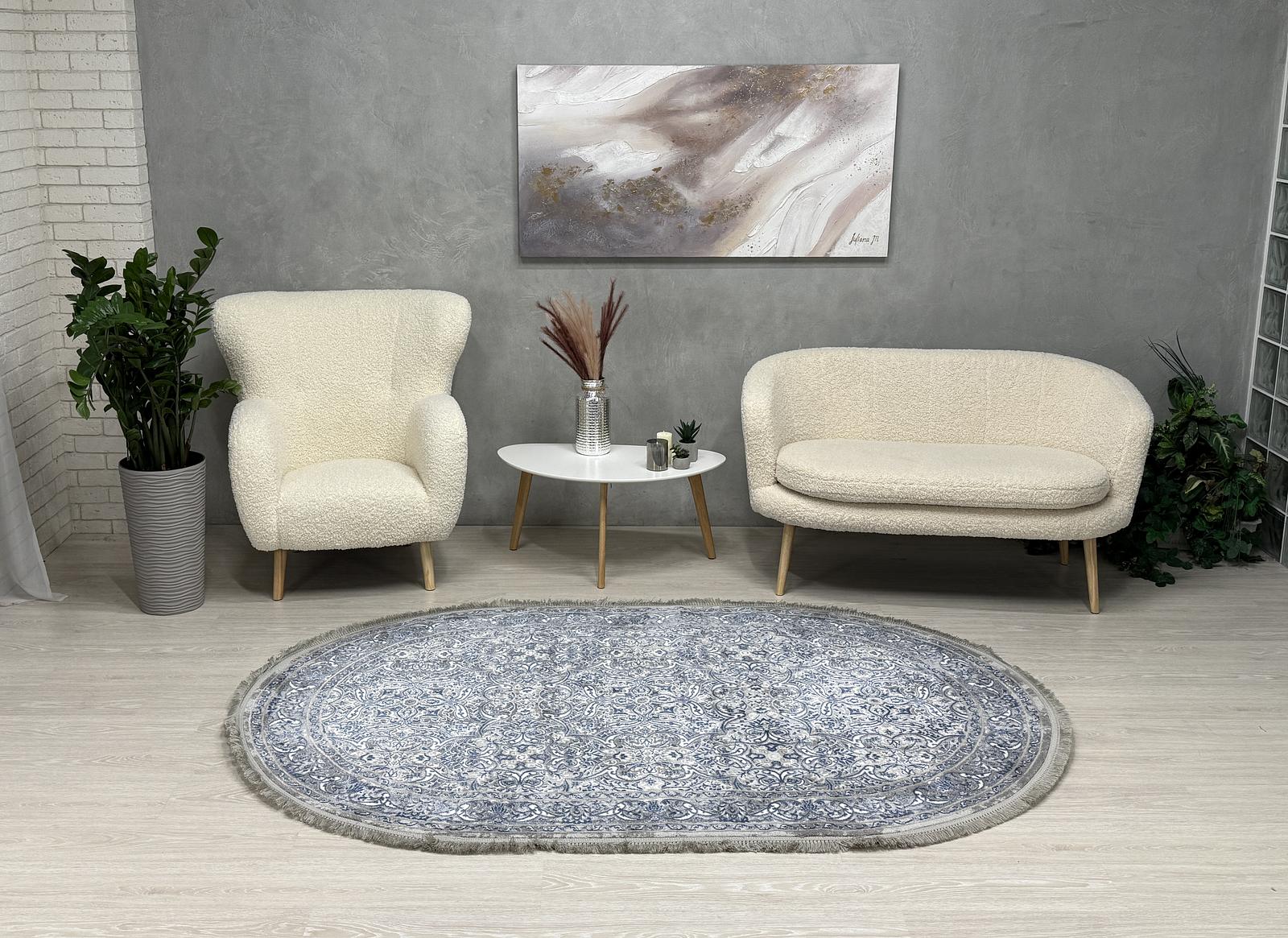 Килим з термоусадкою Aquila Mavi 2771A