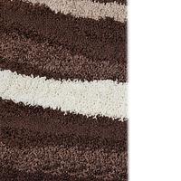 Ворсистий килимок Plush Loop DARK BROWN 8014A