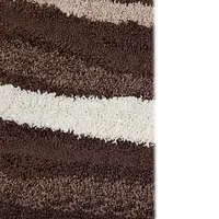 Ворсистий килимок Plush Loop DARK BROWN 8014A
