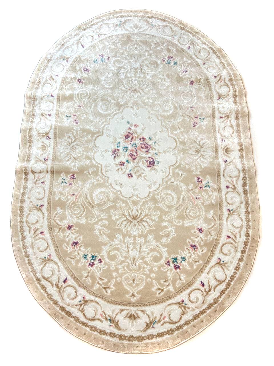 Класичний килим Flora Beige P659B