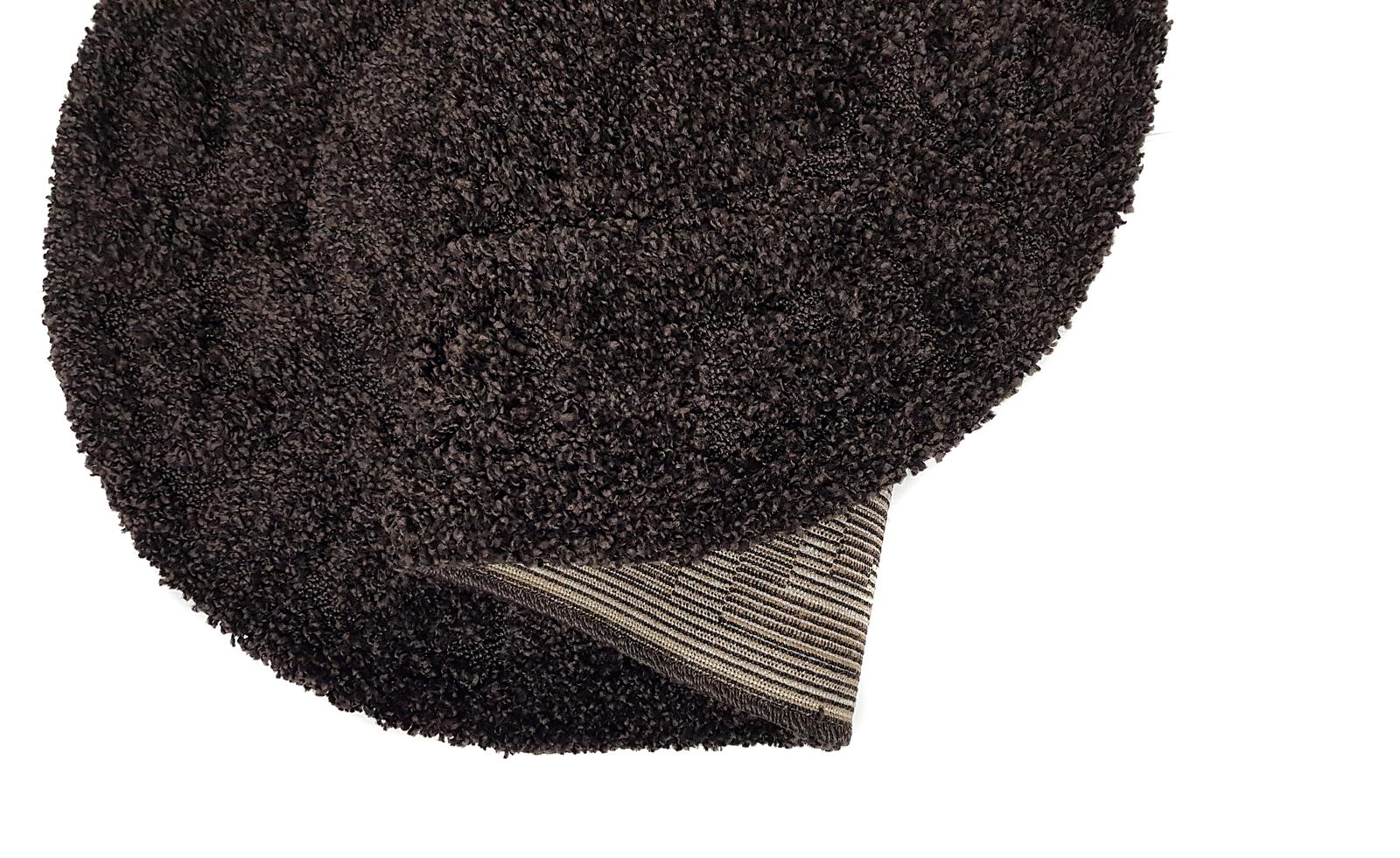 Ворсистий килимок Plush Loop DARK BROWN A361C