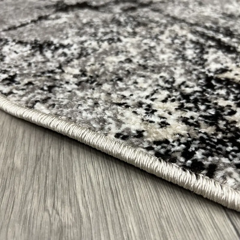Килим фризе з невисоким ворсом Lumis Gray/Beige 02624B