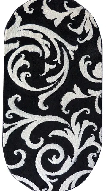 Килим з художньою стрижкою Curlex BLACK 2982E