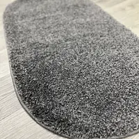 Пухнастий килим Plumeria dark gray 12500/60