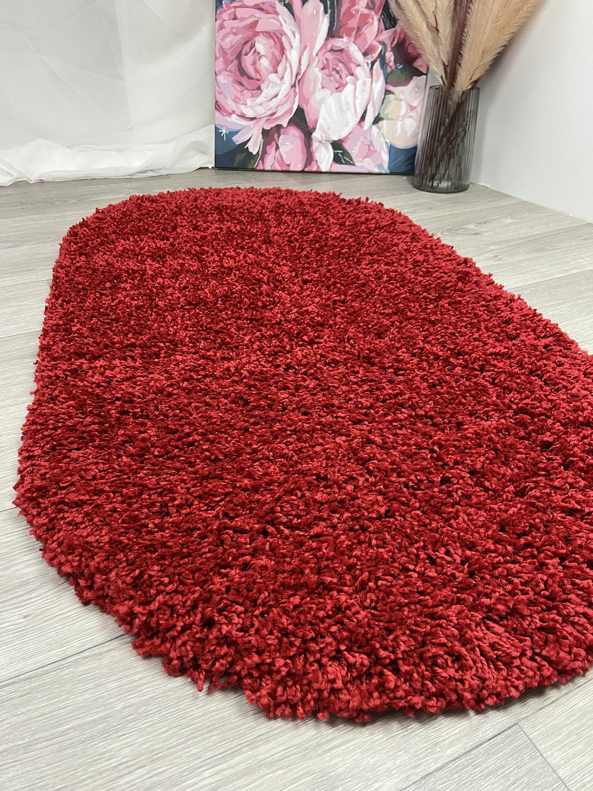 Пухнастий килим Plumis Lux RED 6365A