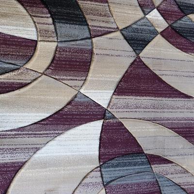 Килим з художньою стрижкою Curlex Pro BURGUNDY 4332B