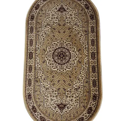 Класичний килим з поліестеру Argentum BEIGE 6574A