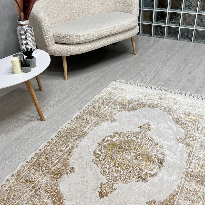 Килим з бамбукової нитки Heritex Imperia Золотий 1770
