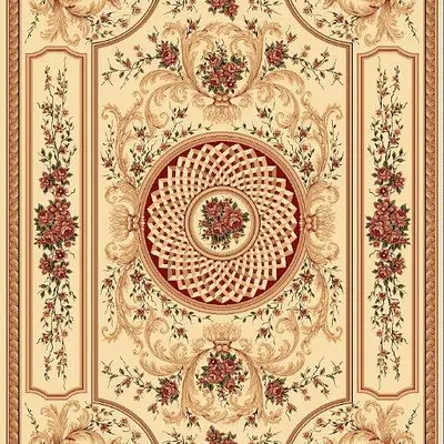 Килим хітсет з невисоким щільним ворсом Luxia Cream 5813A