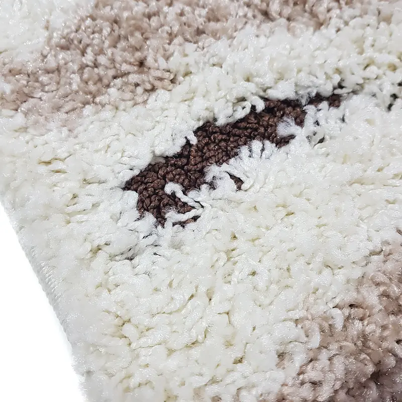 Ворсистий килимок Plush Loop cream 8014A