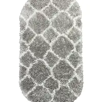 Пухнастий килим Quietis Gray P543A