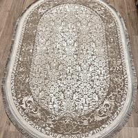 Килим з комбінованим ворсом и термоусадкой Glacia BEIGE 03977A