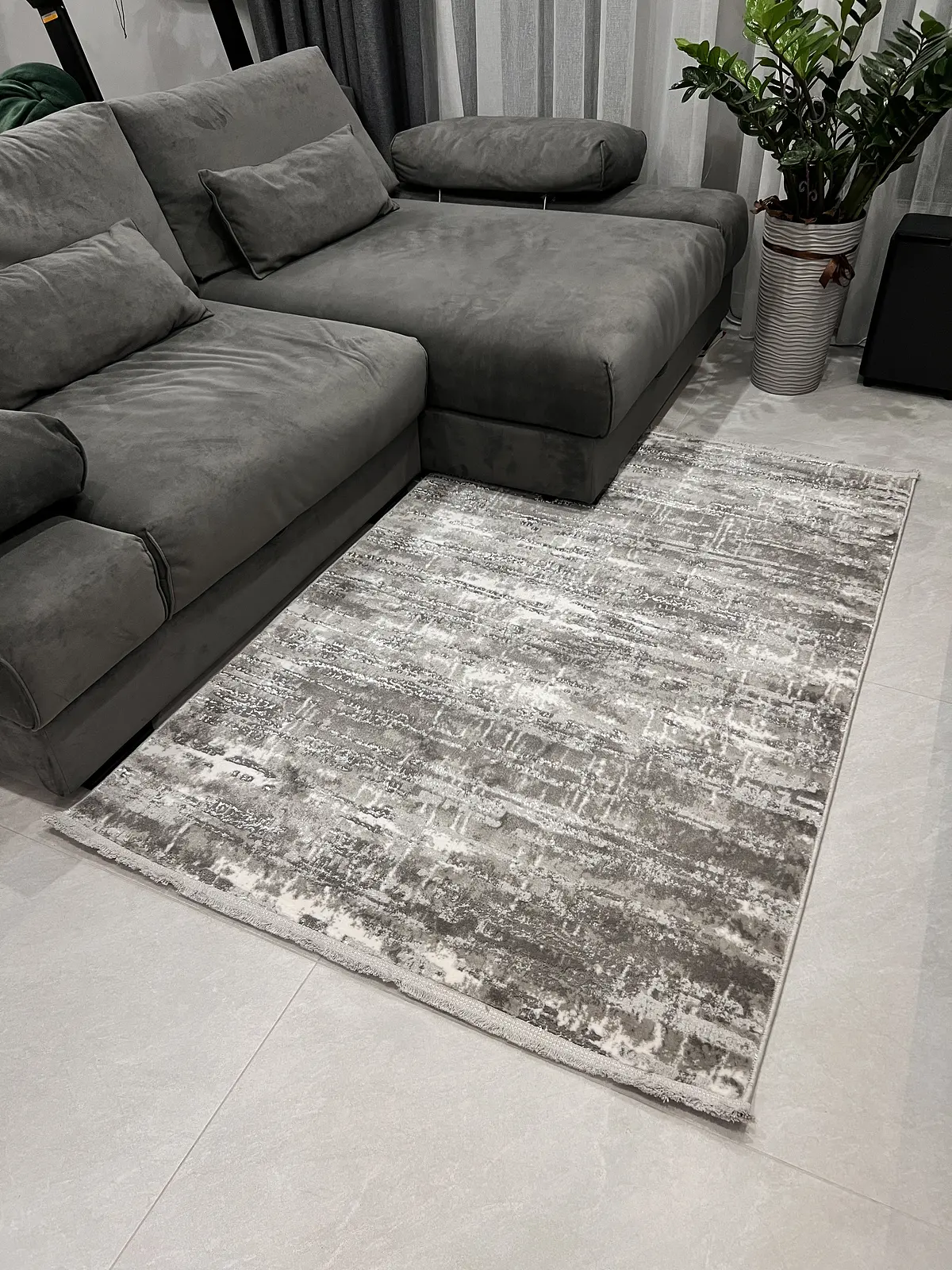 Килим з термоусадкою Aquila Gray 2701B