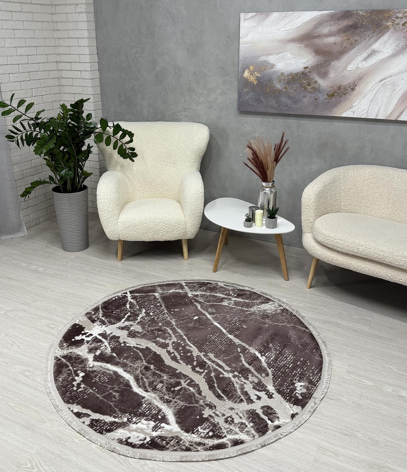 Килим з невисоким ворсом Vortex Коричневий 4640A A.KAHVE / KAHVE