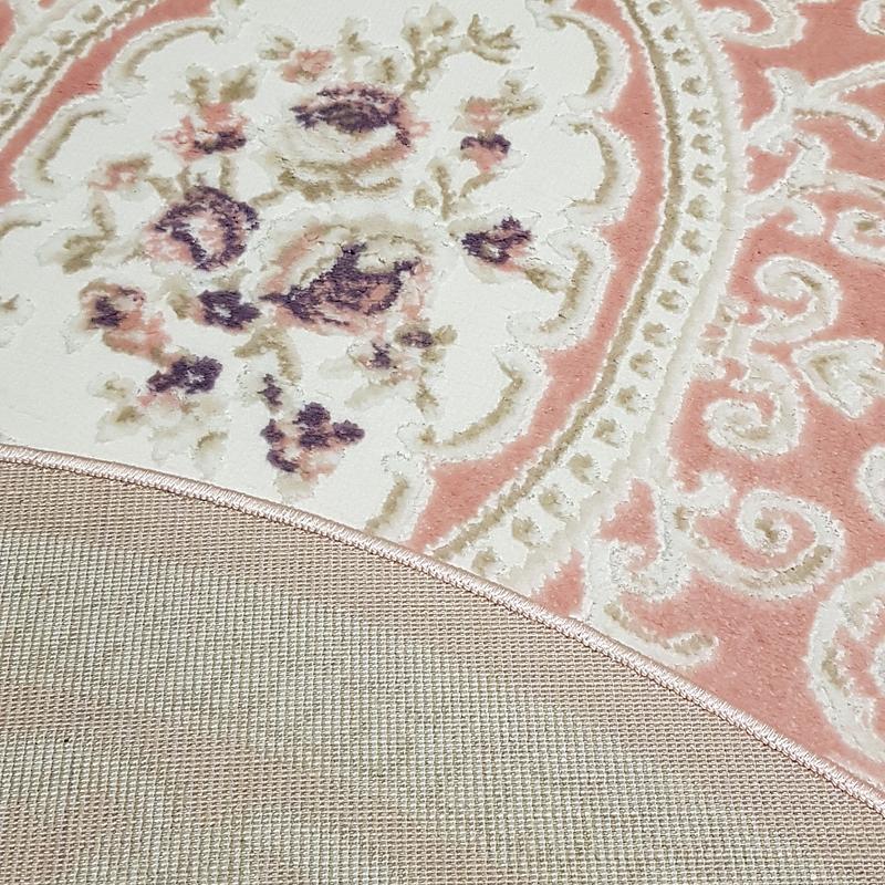 Класичний килим Flora PINK / PINK P659B
