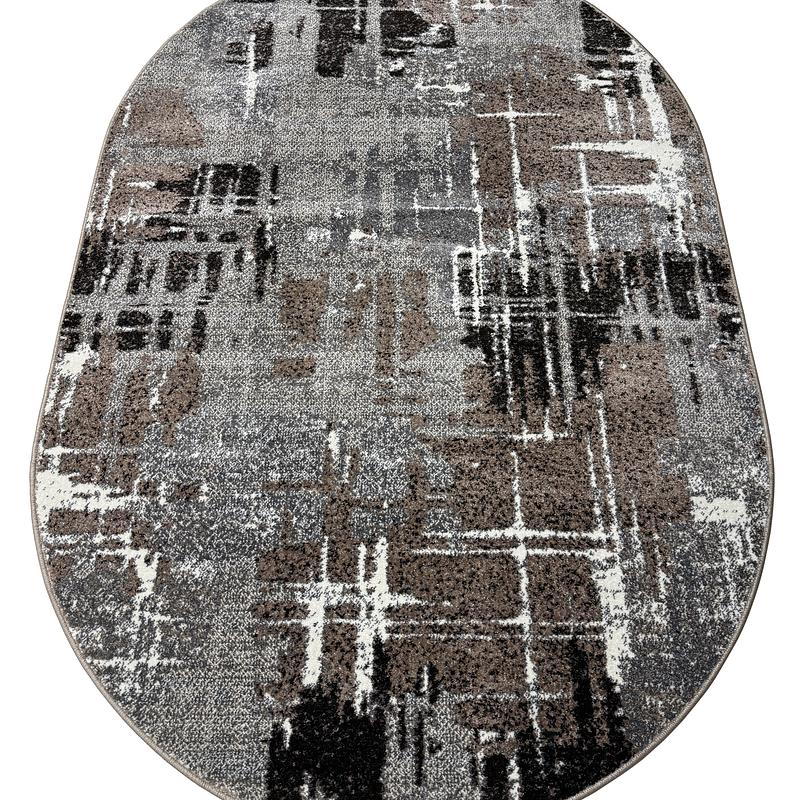 Килим з невисоким ворсом Mara сірий Gray 24037/123