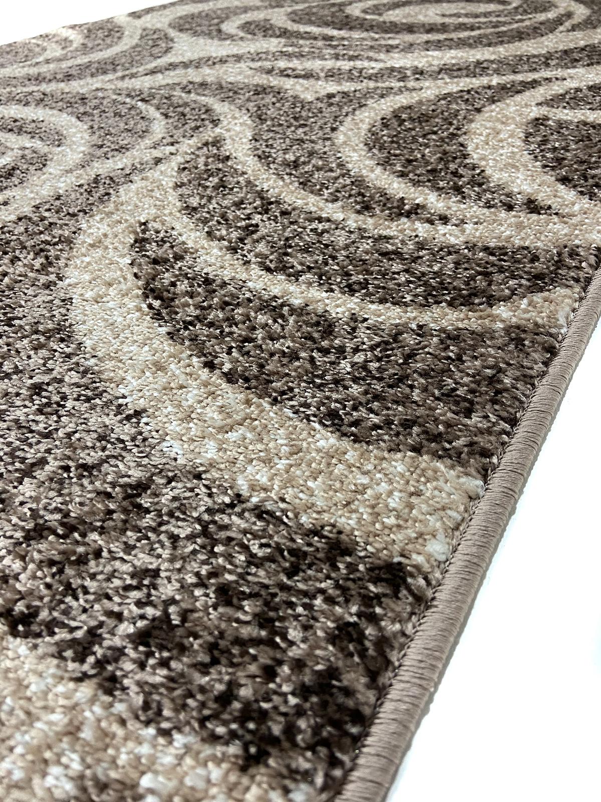 Килим фризе з невисоким ворсом Macio Beige 02575A