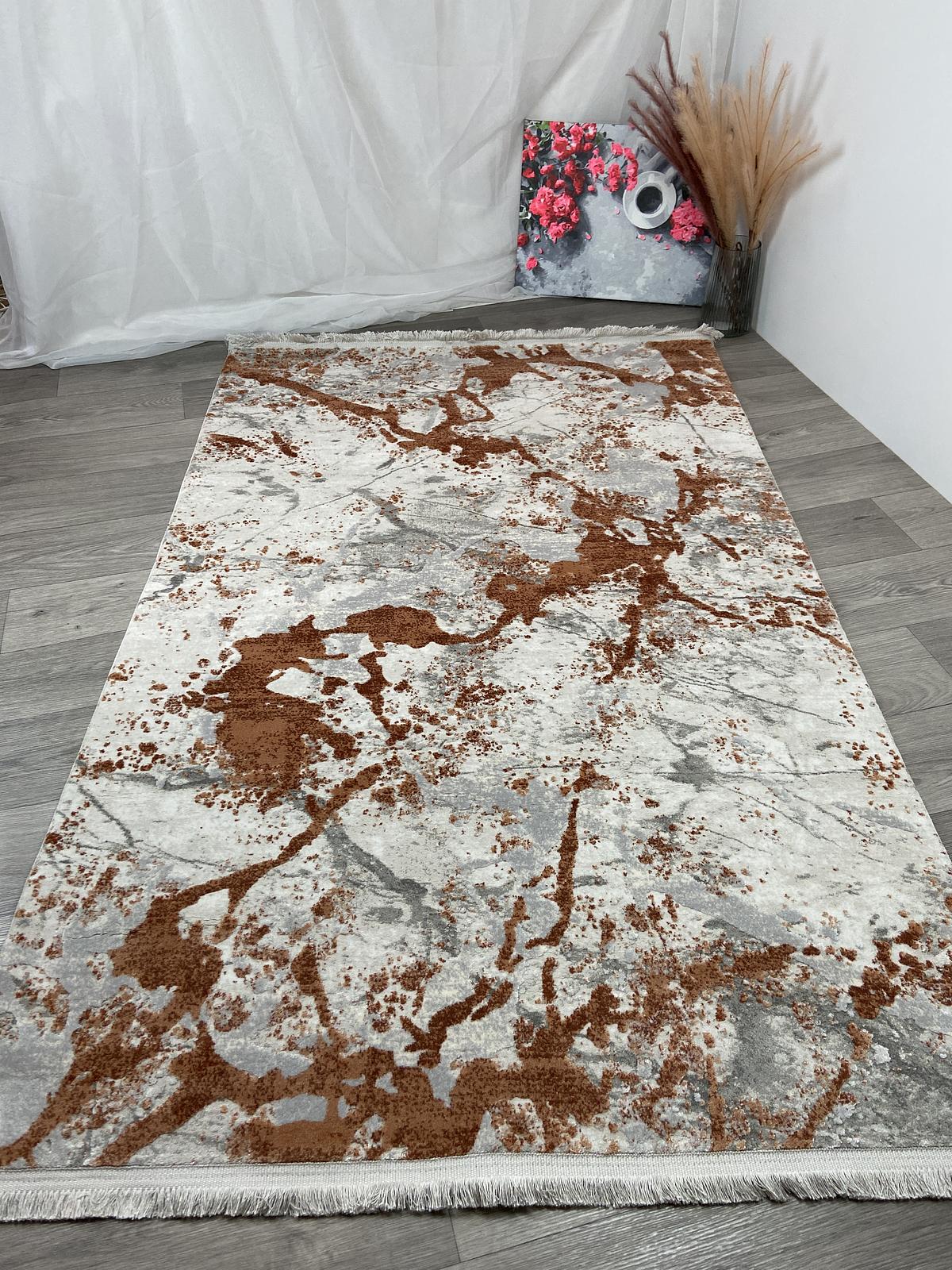 Сучасний килим Velura Art TERRA COKEN_A_GRI 2067