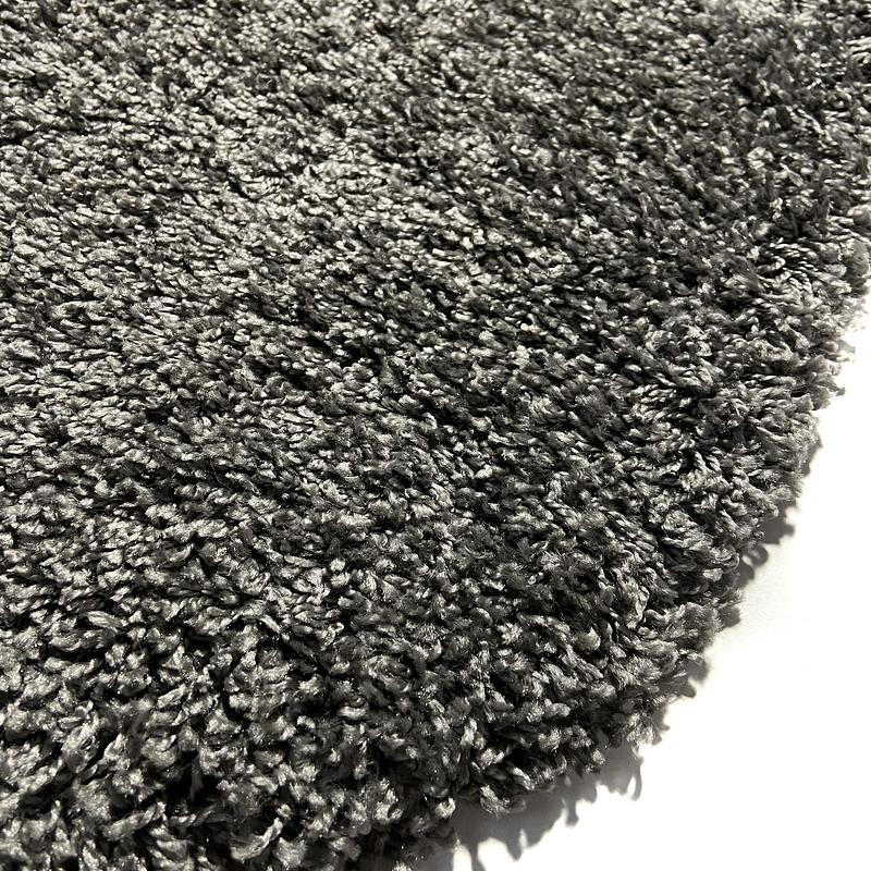Пухнастий килим Plumis Lux Gray 6365A