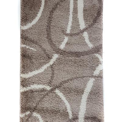 Пухнастий килим Plumis бежевий beige 045283