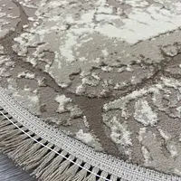 Килим з комбінованим ворсом и термоусадкой Glacia BEIGE 08148A