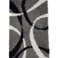 Пухнастий килим Plumis Lux Gray 7368A