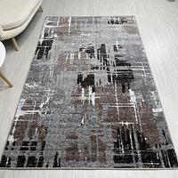 Килим з невисоким ворсом Mara сірий Gray 24037/123