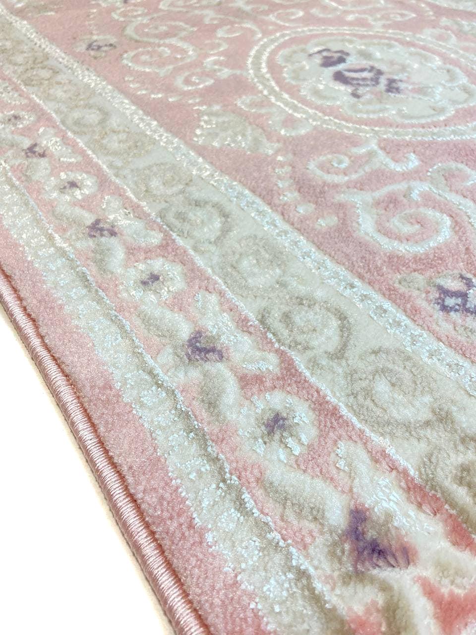 Класичний килим Flora PINK / PINK P658B