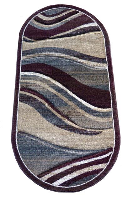 Килим з художньою стрижкою Curlex Pro DARK BROWN 4333A