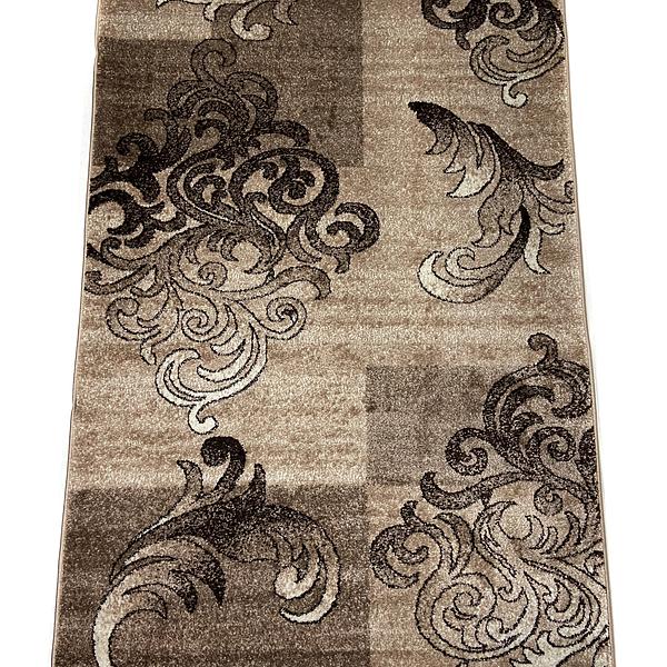 Килим фризе з невисоким ворсом Macio Beige 02584A