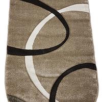 Килим з художньою стрижкою Tropica BEIGE D508B
