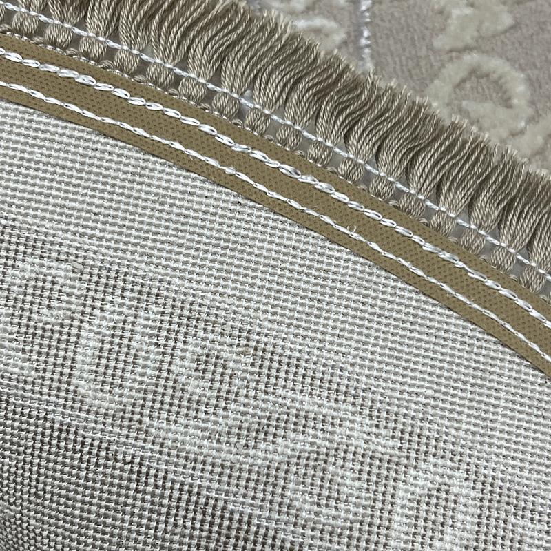 Килим з комбінованим ворсом и термоусадкой Glacia BEIGE 03977A