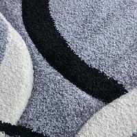 Килим з художньою стрижкою Curlex Gray 2632A