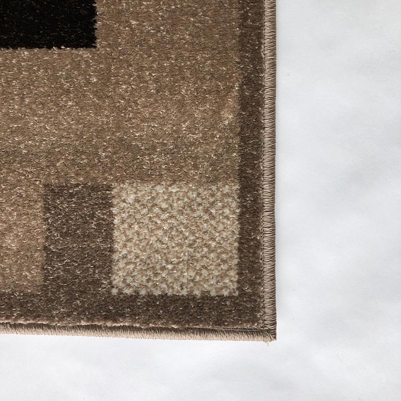 Килим фризе з невисоким ворсом Macio бежевий Beige 02664A