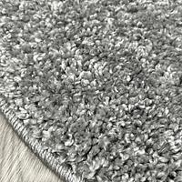 Пухнастий килим Plumeria gray 12500/16